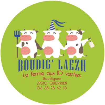 Logo de BOUDIG' LAEZH "La Ferme aux 10 Vaches"
